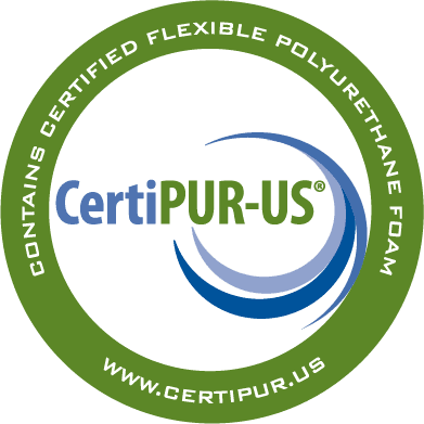 CertiPUR-US certified flexible polyurethane foam